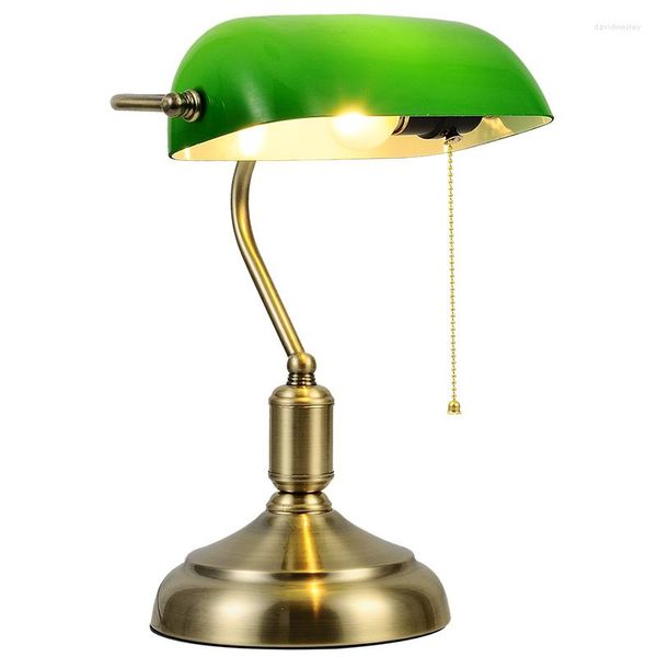 Tischlampen Schreibtischlampe LED Leselicht für Schlafzimmer Studie Desktop Mode Antik Bronze Nachttisch