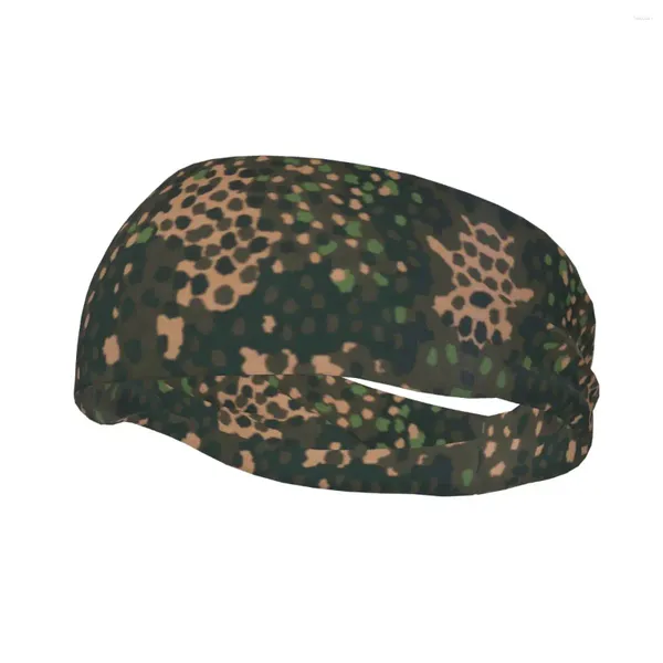 Berets Custom Pea Dot Camo Camouflage Schweißband Männer Frauen Feuchtigkeitstransport Multicam Military Sport Stirnband Für Yoga