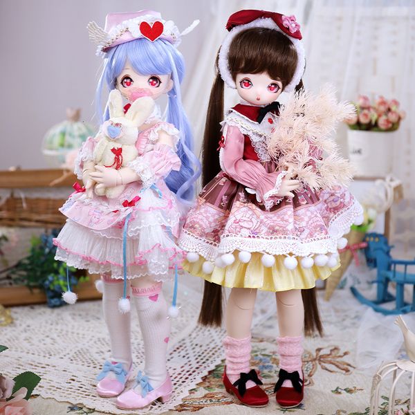 Dolls DBS Doll 14 BJD Dream Fairy Match Girl Resin Anime Figure Carton Lala Ruru Egg ACGN SD Collection Toy 230427