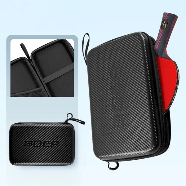 Conjuntos de tênis de mesa 1 Pcs Tênis de mesa Bat Cover Paddle EVA Bag Ping Pong Cases Zip Pocket Pacote Tênis de mesa Bat Bag Impermeável Ping Pong Pack 231127