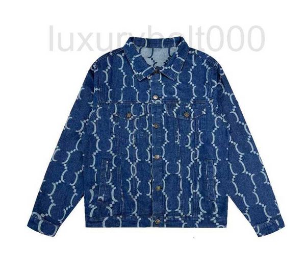 Jackets Designer de Jackets Classic Italian Denim Jacket feminino Letra de roupa de roupa casual estilista x6dx