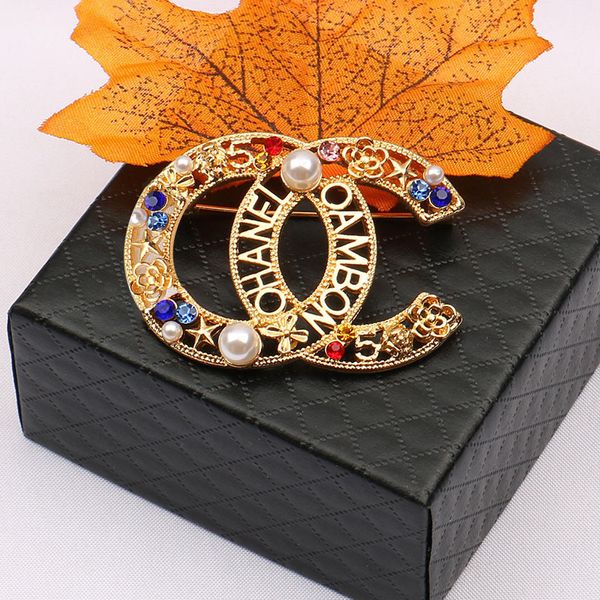 Women C Brand Jewelry Diamond Phine Pin Spettaio Gold Vintage Vintage Fase Wedding Party Regalo