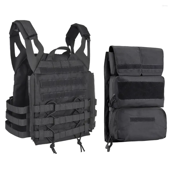 Jagdjacken Taktische leichte Militärweste JPC 2.0 MOLLE Body Armor Combat und Zip-on Panel Pouch Zubehör Nylon