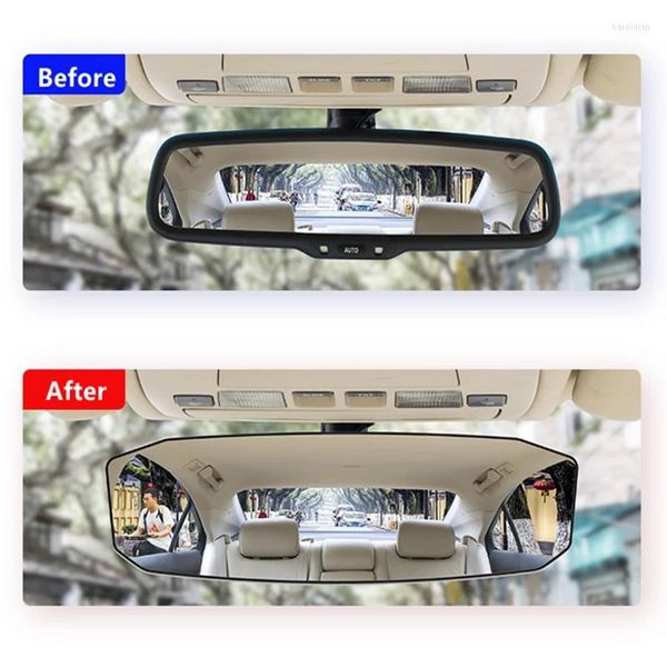 Acessórios de interiores Anti -brilho universal Big Angle convexo Retrovisor espelho Carro traseiro Vista infantil Revendo o assento do sol Segurança de óculos de óculos