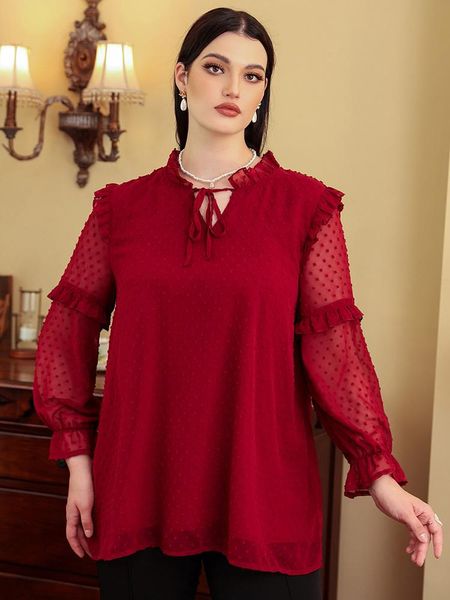 Camiseta toleen barato preço de liberação grandes roupas moda feminina plus size topos 2022 primavera vermelho oversize camiseta manga longa roupas