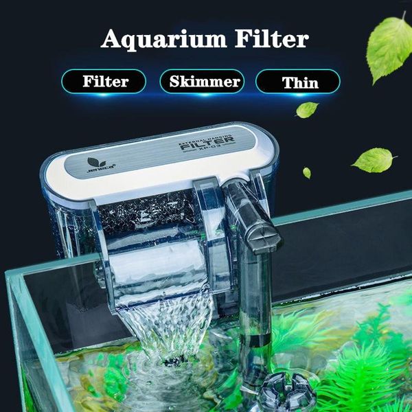 Zubehör Aquarium Power Filter Hang On MultiStage Aquarium Filtration Externe Wasserpumpen Wasserfall Maker Wandmontierter Aquariumfilter