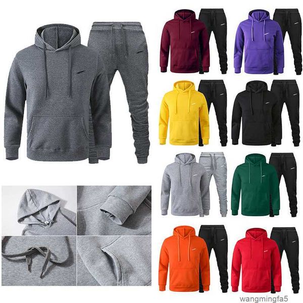 EO8B Erkekler Tasarımcı Trailtsuits Sweat Set Basketball Street Giyim Sweatshirts Sports Suit Marka Mektubu IK Bebek Kalın Hoodies Pantolon Boyut S-3XL