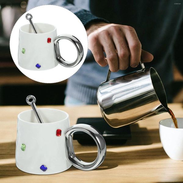 Weingläser Keramik Teetasse Trinken Zuhause Wasser Porzellan Becher Große Kapazität Tassen Kaffeetassen