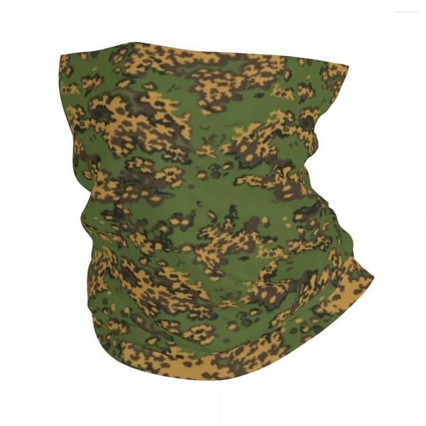 Lenços Russo Woodland Camuflagem Bandana Pescoço Gaiter Impresso Exército Militar Camo Cachecol Multi-Uso Ciclismo Correndo Lavável