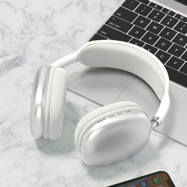 Apple P9 Wireless Bluetooth con microfono Cuffie con cancellazione del rumore Auricolari audio stereo Cuffie da gioco sportive Supporta TF