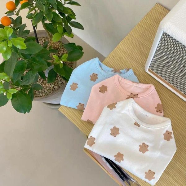 Vestuário para cães Multi cor lisa bonito roupas para animais de estimação Teddy Bear Impressão Camisetas Bichon Yorkshire Pequeno Médio Coletes de Verão