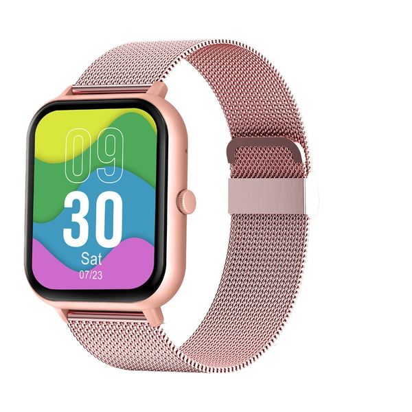 Chiama Smart Watch donna quadrante personalizzato Smartwatch per Android IOS impermeabile Bluetooth orologi musicali orologio da polso Full Touch