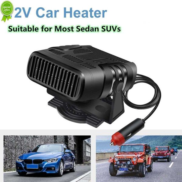 Auto Heizung Defroster 2 in 1 Auto Auto Windschutzscheibenheizung Lüfter Stecker in Zigarettenanzünder 12V 120W Fast Auto Defogger