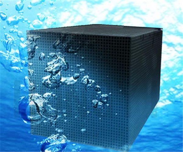 Accessori Nano cubo di purificazione dell'acqua per il filtro inferiore del serbatoio dei pesci sul materiale filtrante per la coltivazione di batteri benefici