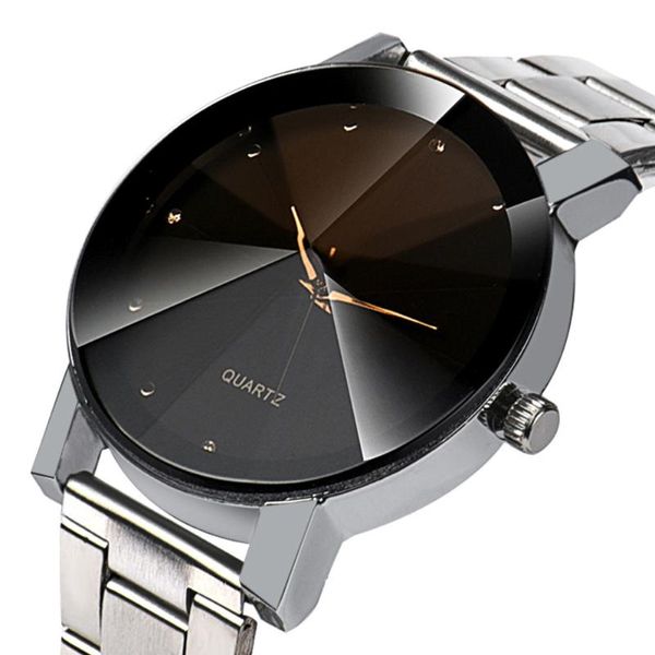 Armbanduhren Top Luxus Diamant Refraktion Uhren Paar Damen Herren Universal Mode Lässig