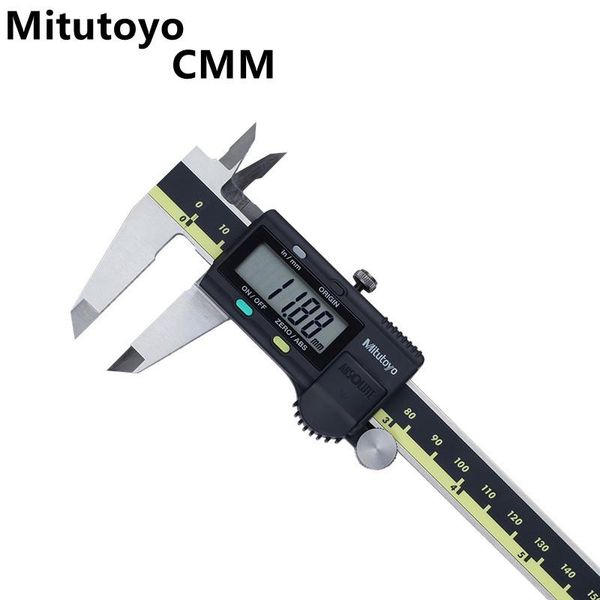 Set di utensili manuali professionali Mitutoyo CMM Caliper Digital LCD Vernier Calibri 6 pollici 150mm 500-196-30 Calibro elettronico Acciaio inossidabile Mea