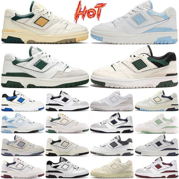 Nuove scarpe da corsa NB550s Nuove scarpe Blance per uomini Donne White Green Lace-up Bilanci 550 Sport Sports Summer Luxury Mens Scarpe P NBS Designer Sneaker