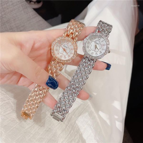 Relógios de pulso 2023 Woman Diamond Watches Lady Lady Casual Dress Feminino Fotion Watch Atenção de alta qualidade para menina A188