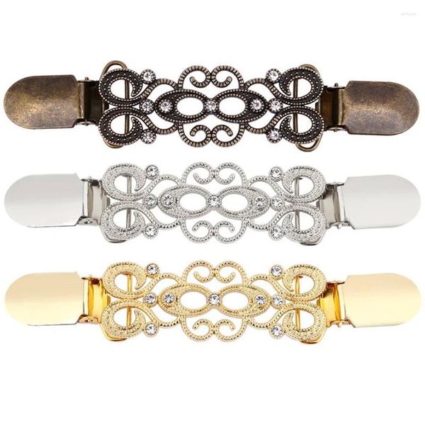 Broschen, 3 Stück, Kragenclip, Kleidungsclips, Damenschmuck, Accessoires, Damenknopf, Hemden, Bluse, feste Stiftverschlüsse, Verbindungsschnalle