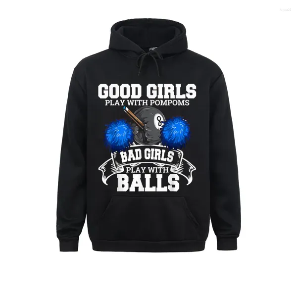 Hoodies masculinos roupas esportivas boas meninas mau jogador de bilhar engraçado inverno manga longa moletom masculino