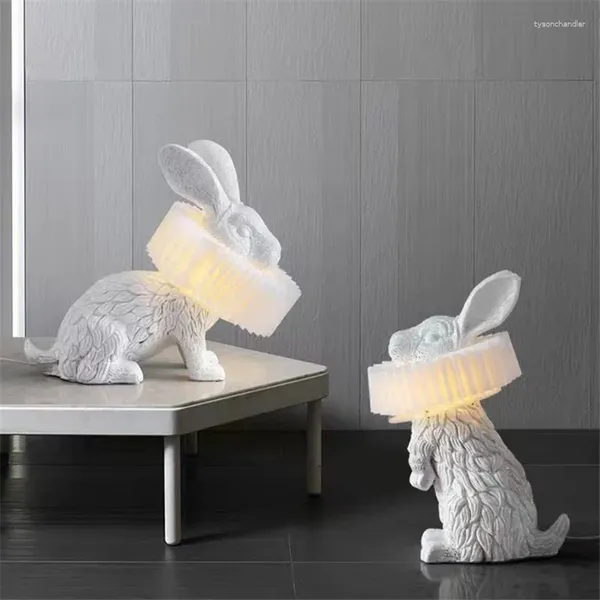 Zemin lambaları İskandinav sevimli masa lambası hayvan çocukları yatak odası çalışması için ışık fikstürü ev dekor kapalı çocuk oda