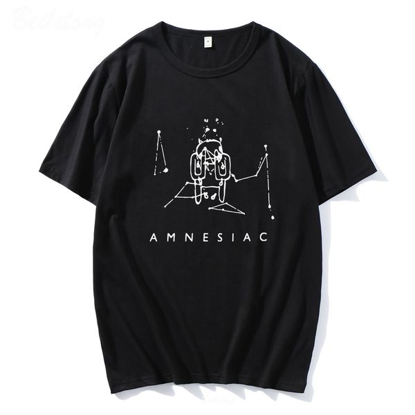 Mens Tshirts Radiohead Amnesiac Tirm Cirl