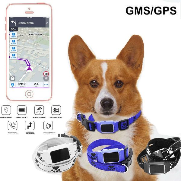 Трекеры GPS-трекер для домашних животных Geofence Удаленный голосовой мониторинг с системой определения местоположения GPS LBS Wi-Fi