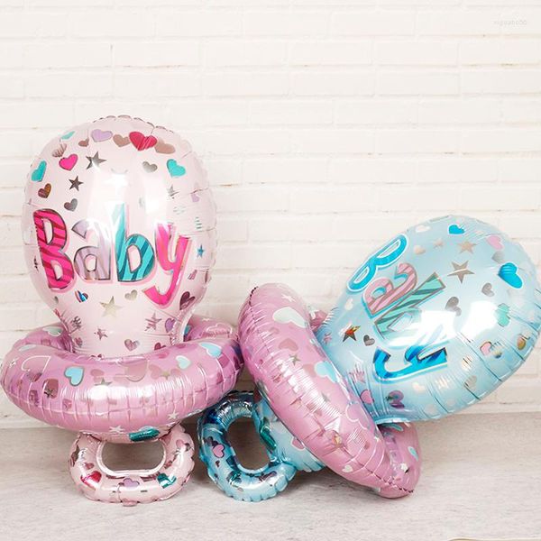 Decorazione del partito 1 pz Rosa e Blu Grande Capezzolo per bambini Palloncino a idrogeno Foil Baloes Born Toys Ballon Compleanno Globo