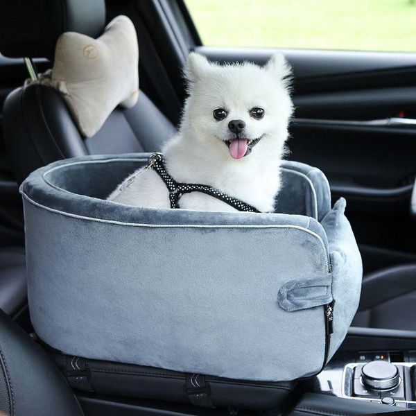 Träger Luxus Gepäck Tasche Für Haustier Auto Armlehne Box Hund Sitz Träger Tasche Matte Decke Rutschfeste Gesteppte Outdoor Reise Zubehör