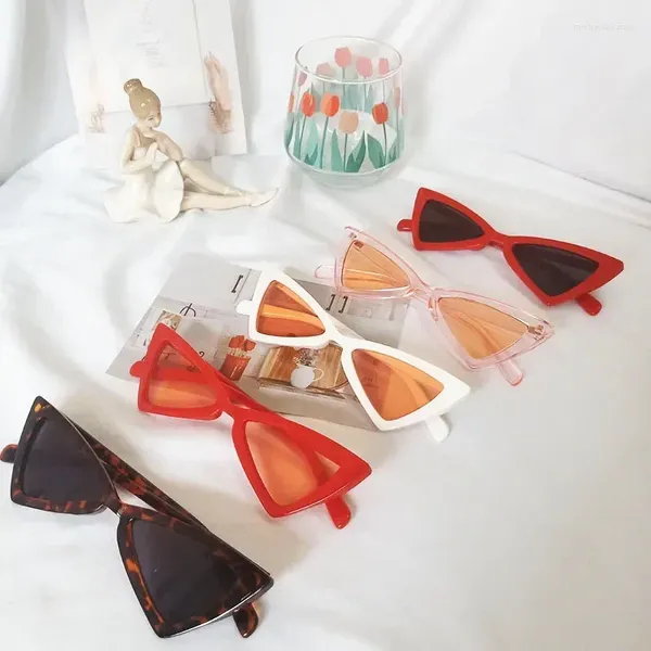 Солнцезащитные очки 2023, сексуальные треугольные женские очки в стиле кошачий глаз, солнцезащитные очки UV400, поляризационные уличные трендовые модные очки