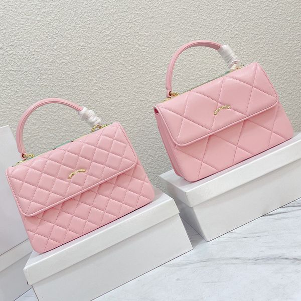 FLAP CLÁSSICA MULHERES MULHERES TODOS DOIS ESTILOS BACO DE ombro de couro Quilted Diamond Lattice Bolsa de luxo Bolsa Crossbody Designer