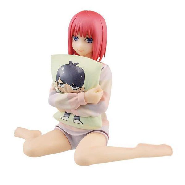 Anime Manga 1122 CM Anime Figur Die Quintessenz Quintuplets Nino Kissen Sitzposition Schlafanzug Modell Puppen Spielzeug Geschenk Sammelbox PVC Z0427