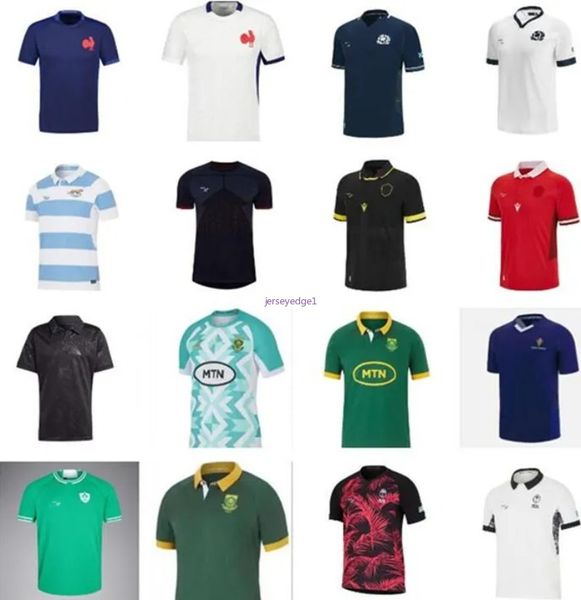 2023 Irlanda Rugby Jersey 22 23 Escócia Inglês Sul Inglaterra Reino Unido Africano Home Away Alternate África Rugby Camisa Tamanho Chinês