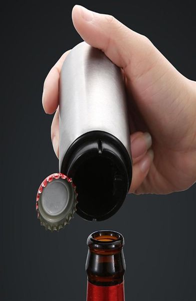 Abridor automático de garrafas de cerveja para bar de vinho, utensílios de cozinha, bom ajudante, abridor de aço inoxidável 294k1401359