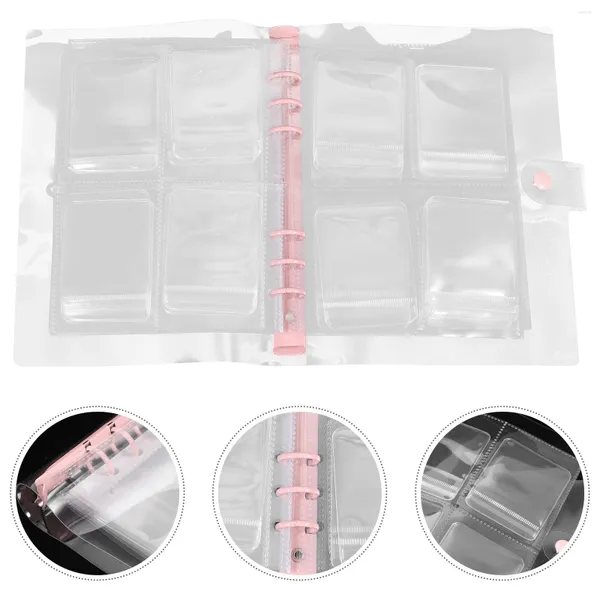 Aufbewahrungstaschen Damen Geschenke Ohrring Organizer Box Tragbarer Schmuck Transparenter Schmuck Büchertasche PVC