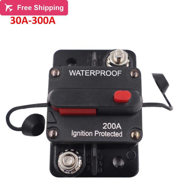 Marke 30A 50A 60A 100A 200A 300A AMP Leistungsschalter 12-48V DC Auto Boot Auto Wasserdichter Sicherungs-Reset-Schalter