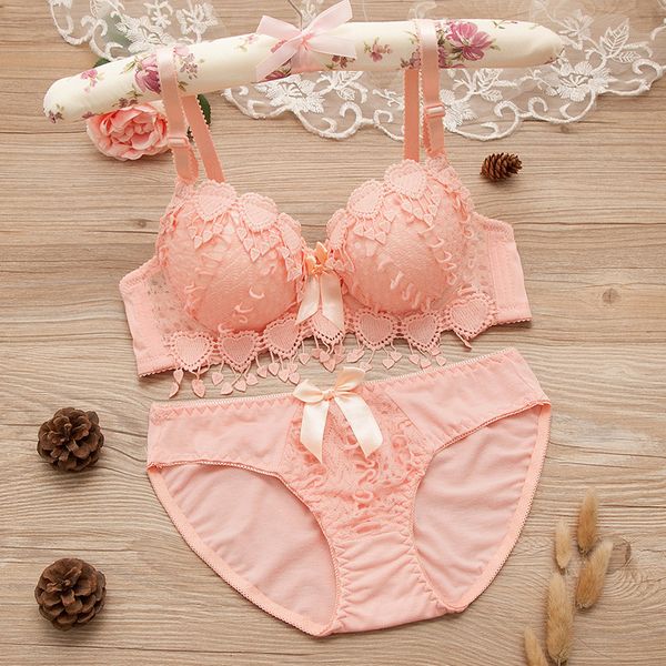 Bras Sets Girls Bra Set Set Push Up Bra Lingie Plus Size Lace Sexy Brassiere Bundere AB 70-85 плюс бренд для бренда для женщин 230427