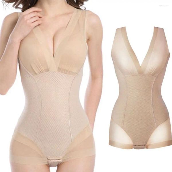 Intimo modellante da donna che dimagrisce brucia i grassi dopo il parto Shapewear da M a XXXL Controllo della vita Body completo per il corpo Intimo senza cuciture da donna