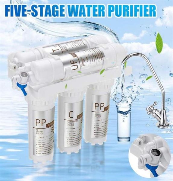 Nuovo 3 2 Ultrafiltrazione Sistema di filtraggio dell'acqua potabile Cucina di casa Depuratore d'acqua con rubinetto Kit cartuccia filtro acqua di rubinetto279G5747975