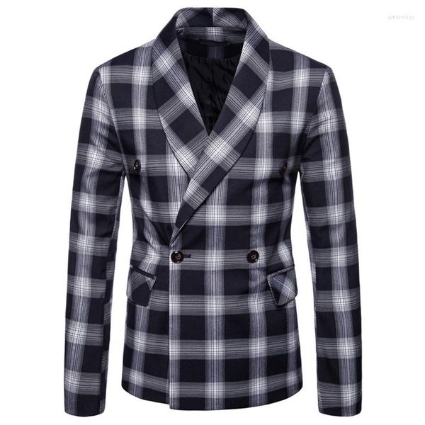 Herren Jacken Herren Anzug Jacke Frühling Herbst Ankunft Herren Freizeitmantel Zweireiher Blazer