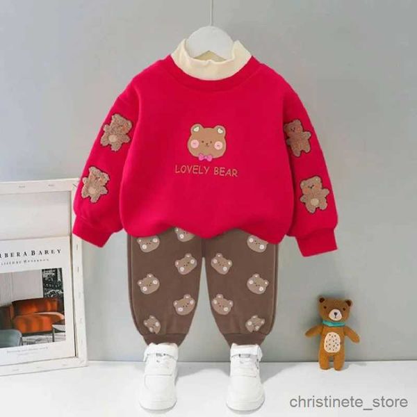 Kleidung Sets Jahre Sommer Junge Cartoon Print Pullover Top Junge Einfache Pullover Langarm Hosen Baby Neue Kinder Anzug R231127