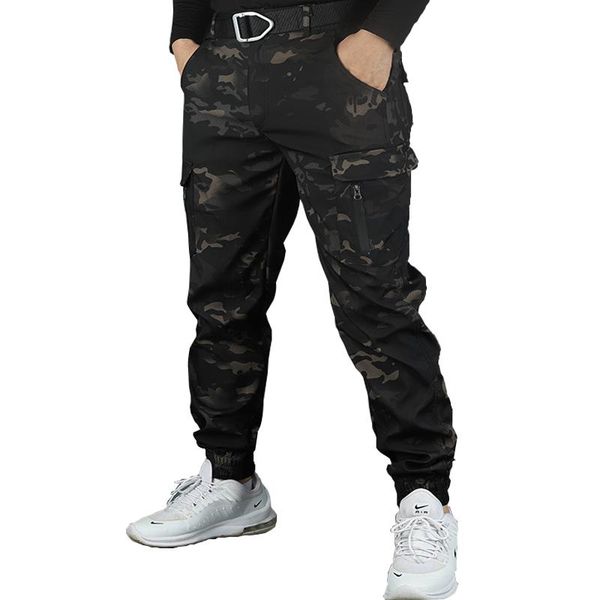 Pantaloni Abbigliamento da uomo Casual Camouflage Jogger Marca Army Green Pantaloni da combattimento Pantaloni militari tattici Pantaloni cargo da uomo Droppshipping