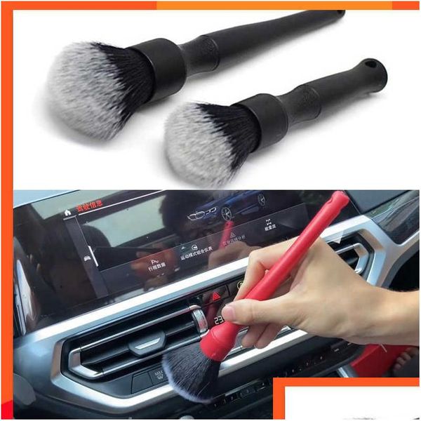 Outros acessórios interiores 1/2pcs carro detalhando escova veículo ar condicionado suprimentos lavagem ferramentas de limpeza kit drop delivery mobiles dhuj6