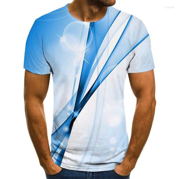 Camisetas de camisetas masculinas Camisa impressa 3D É carta de tempo homens homens engraçados de nova camiseta