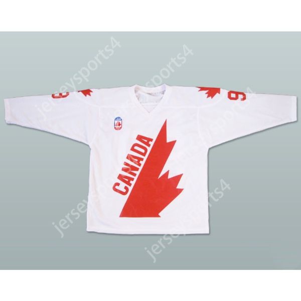 Custom Wayne Gretzky 99 Canada Hockey Jersey Top ED S-M-L-XL-XXL-3XL-4XL-5XL-6XL