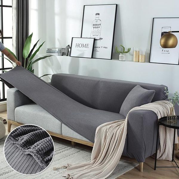 Brand: ModernElastics
Type: Sofa Slipcover
Specs: Stretchy, Elastic, Living Room 
Keywords: Chair Covers, Couch Covers, Red and Gray 
Points: Snug Fit, Easy to Clean 
Features: Stretchable Fabric, Elastic Hem, Machine Washable 
Scope: Living Room Chairs a