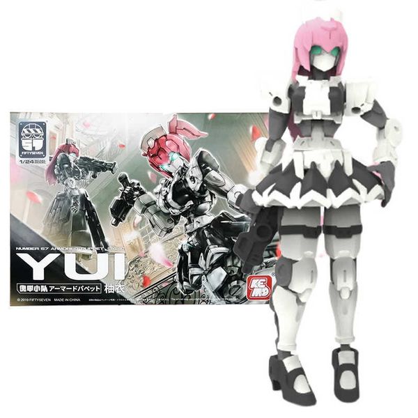 Anime Manga Genuino Puppet Squad Figura Anime 572M1 No57 Collezione YUI Modello Ornamento Anime Action Figure Giocattoli per Bambini Z0427