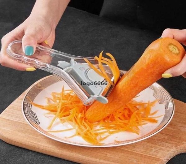 Strumenti di sublimazione 3 in 1 Peeler in acciaio inossidabile patate pelapista Slicer Shredder vegetale Multifunzionali pelacini di frutta multifunzione grattugiata5590366