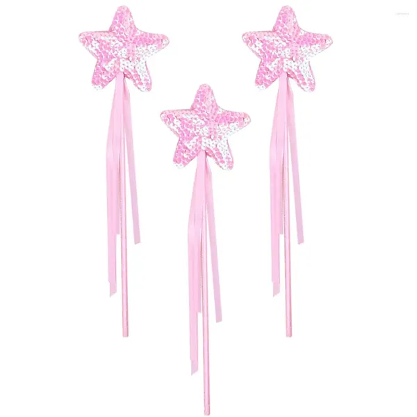 Decorazione per feste Kit bacchetta magica per principessa glitter per bambini Fata Stella Angelo Bastoncini Costume per ragazze Gioco di ruolo Bomboniera di compleanno