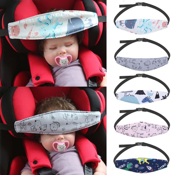 Kissen Infant Baby Autositz Kopfstütze Kinder Gurtbefestigung Verstellbare Junge Mädchen Laufställe Schlafpositionierer Saftey 230426
